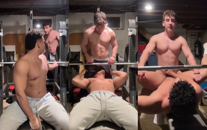 JustTheGays thumbnail for Jake_Maxxx – fucking during chest day