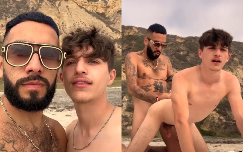 thumbnail for Pretty twink fucked in at on the beach – Jay Magnus and Juven