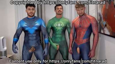 thumbnail for FitNarad, Josh Watson and Danny Soar jerk off in costume