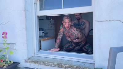 thumbnail for Hoping the neighbours get distracted by my mates tattoos while i eat his hole – InkedBrln, Malorie Likes – RFC