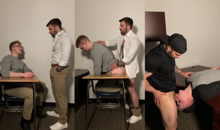 JustTheGays thumbnail for Alek and Jordan – How to pass, Let your coach Fucked you