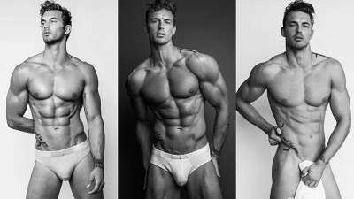 thumbnail for Christian Hogue shows off his body