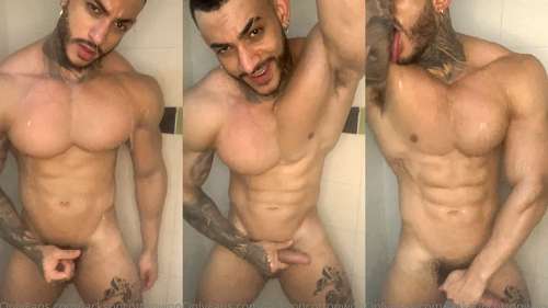 JustTheGays thumbnail for Jackson Cottonwood – shower jerk off