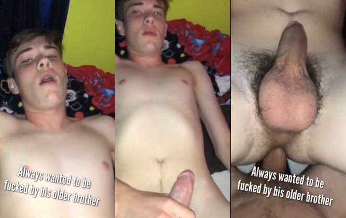 JustTheGays thumbnail for Getting fucked by my older bro