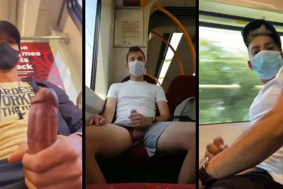 JustTheGays thumbnail for Flashing Cocks And Wanking in Public Challenge – Compilation