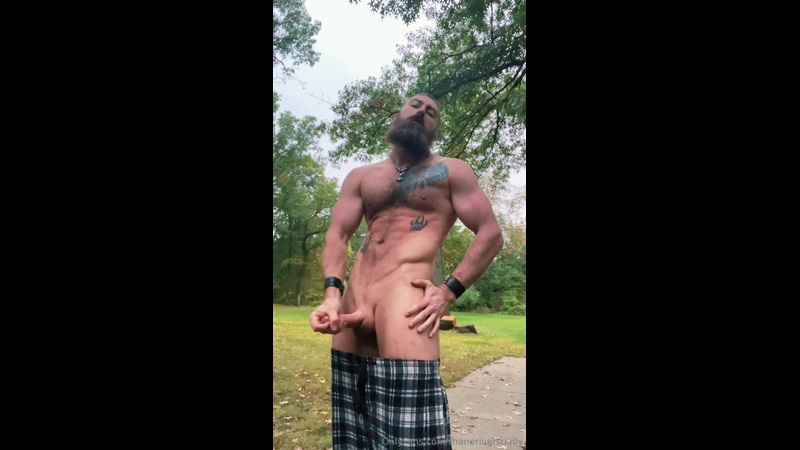 JustTheGays thumbnail for Showing off my rock hard cock – Thane Rivers (thaneriversdaily)