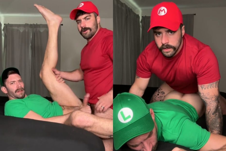 thumbnail for Mario fucks Luigi – Jordan and Kyle fuck – brandtsboys