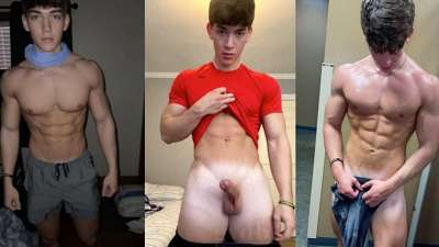 JustTheGays thumbnail for Preston Milli jerks his young cock