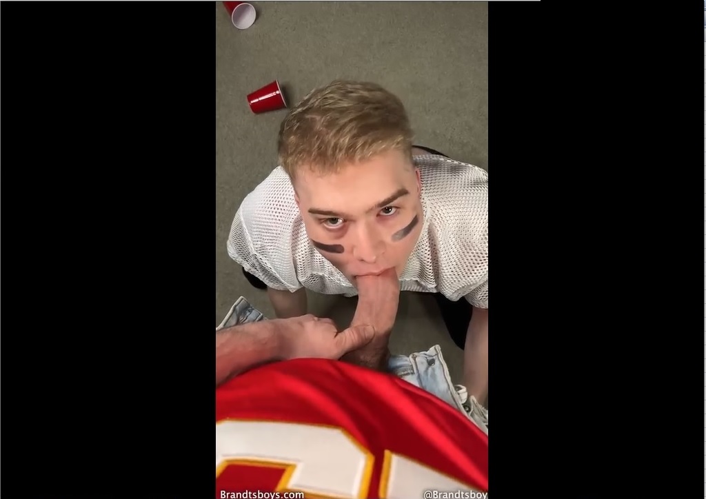 JustTheGays thumbnail for Troy’s POV – fucking Alek while watching Super Bowl  – Brandtsboys