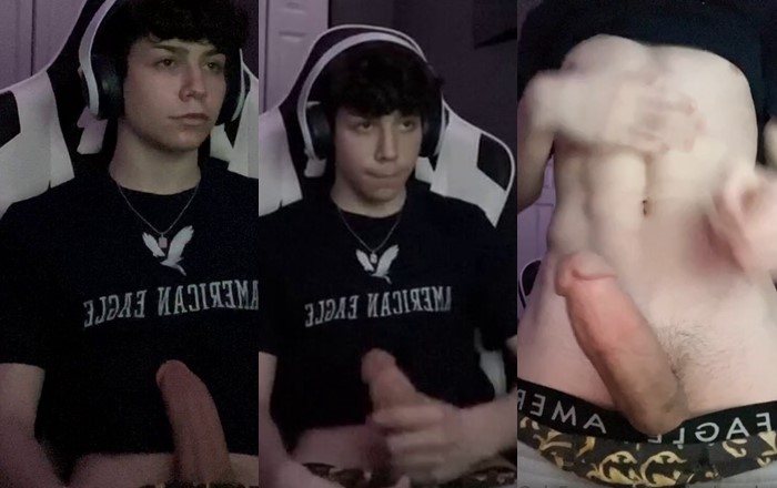 JustTheGays thumbnail for HaydenBrooksx jerks his fat twink cock