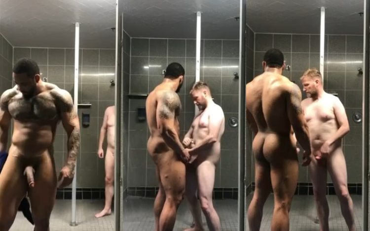 JustTheGays thumbnail for Vegas_Muscle – jerking in the gym showers