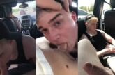 JustTheGays thumbnail for My BestFriend Sucked my Dad at Car Back Seat