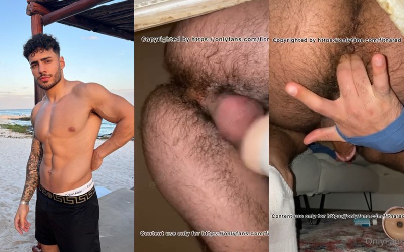 thumbnail for Fitnarad shows off his hairy hole and fucks a fleshjack