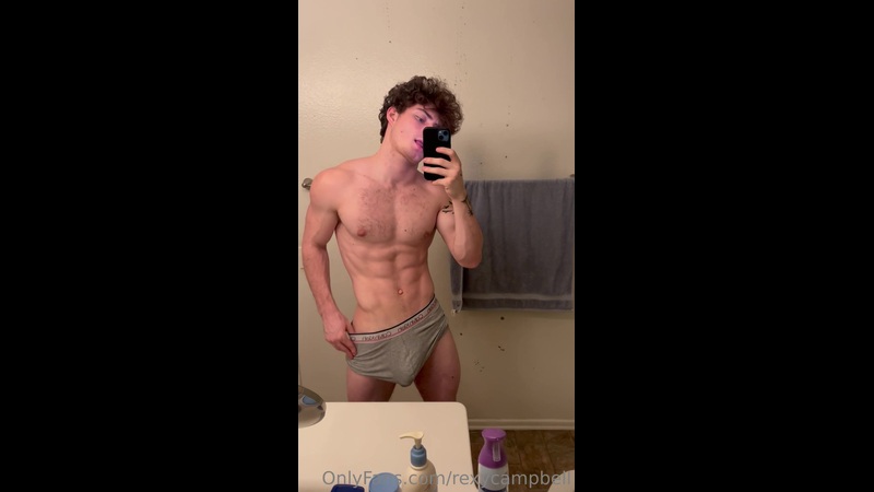 JustTheGays thumbnail for Showing off my young muscular body and cock – Rex Campbell (rexycampbell)