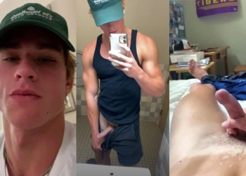 JustTheGays thumbnail for Tiktoker GraysonH jerk off compilation