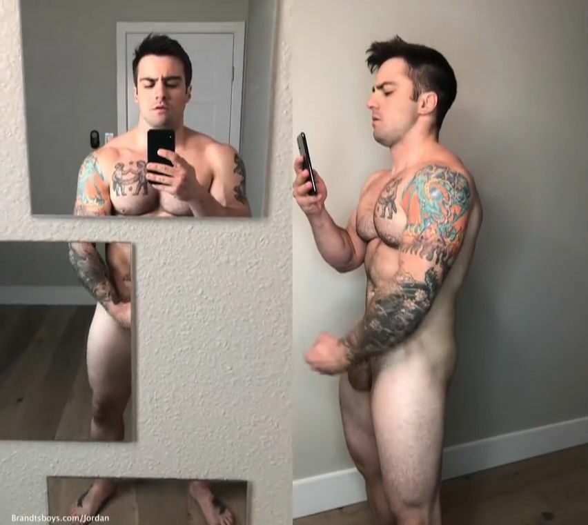 JustTheGays thumbnail for Jordan recording himself jerking off and cumming JordanxBrandt