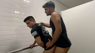 thumbnail for Jordan Neo get fucked by Victor Veiga in the bathroom