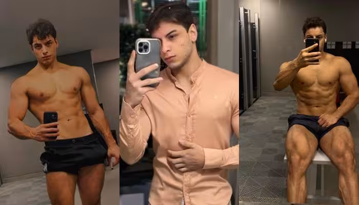 JustTheGays thumbnail for Alessandro Rhett jerks off