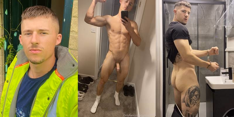 JustTheGays thumbnail for GymLadChris69 jerks off and licks up his cum