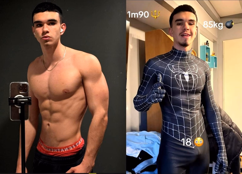 onlytwinks thumbnail for TikToker Raph Pk shows off his hairy hole