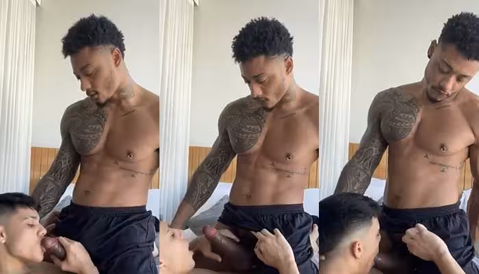 JustTheGays thumbnail for Victorqz and Brublack – a cock-sucking session
