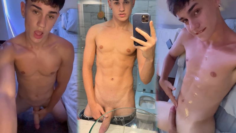 thumbnail for 19 year old Argentinian twink jerks off – Cain Jackson