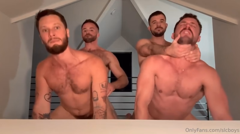 JustTheGays thumbnail for SLCBoys, Cj Delco and Hung Caleb have a threesome - fucking a cummy hole - amateur gay porn from OnlyFans JustForFans GayForFans - Anal, Bareback, Big Cock, Breeding, Group